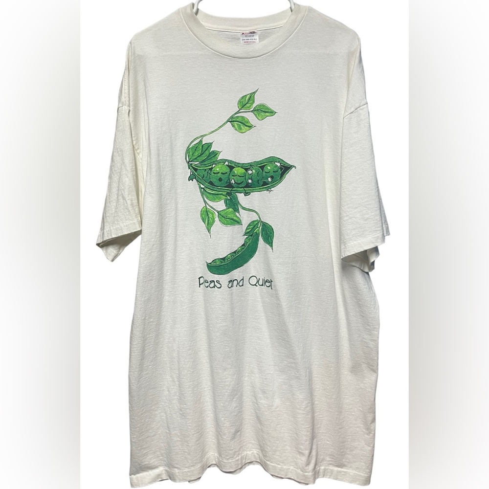 Peas and Quite VINTAGE 90’s Pajama Shirt Dress OS